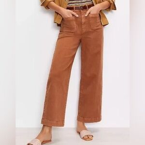 LOFT Tan High-Waist Pants